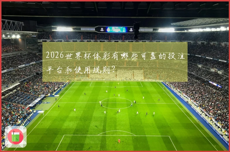 2026世界杯体彩有哪些可靠的投注平台和使用规则？