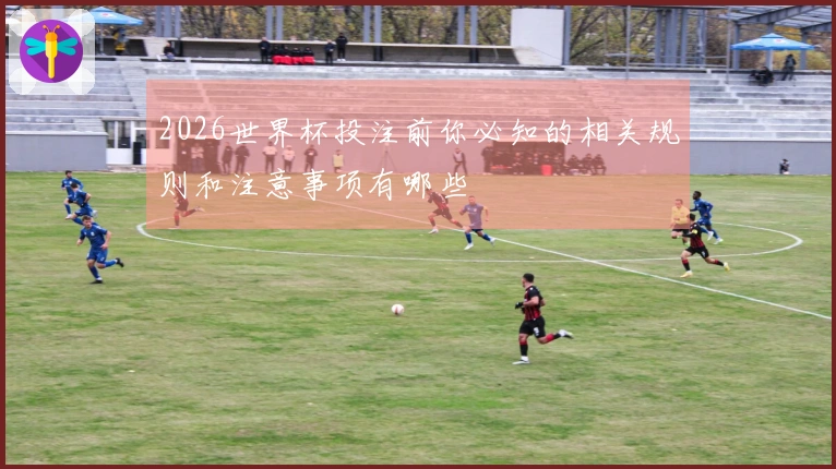 2026世界杯投注前你必知的相关规则和注意事项有哪些