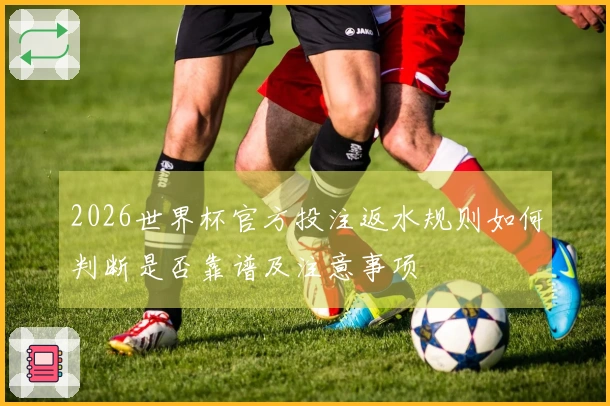 2026世界杯官方投注返水规则如何判断是否靠谱及注意事项